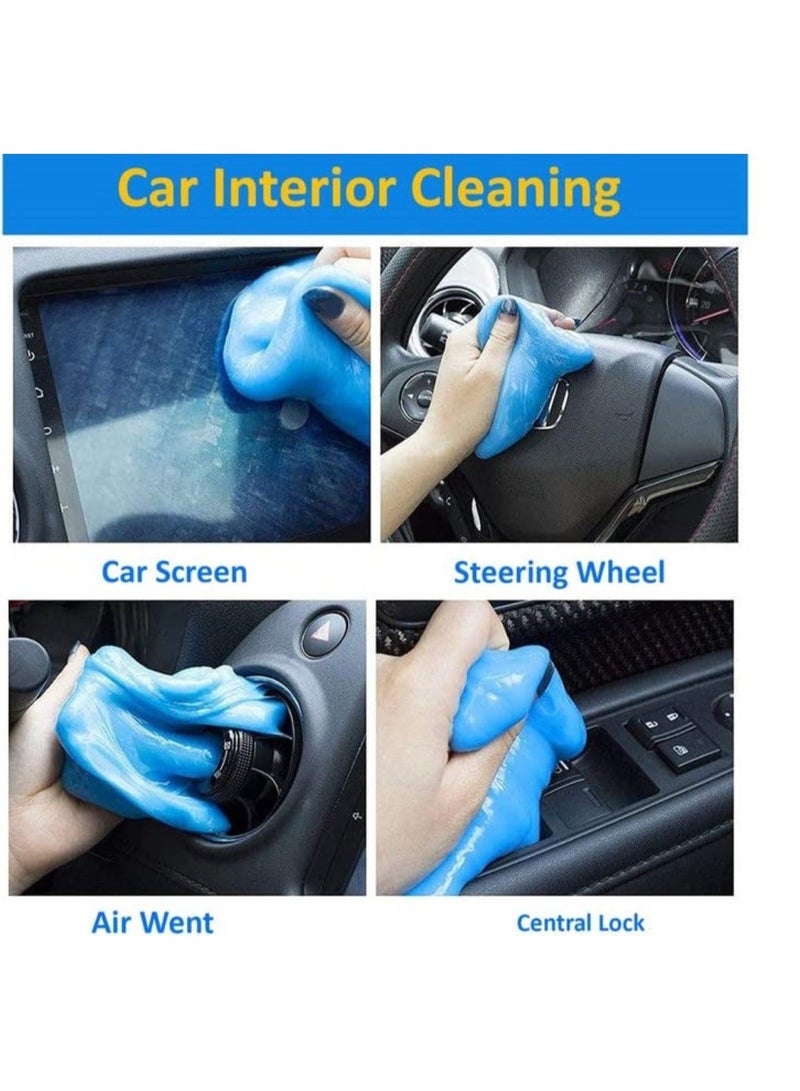 Huitich Super Clean Slime Car Cleaning Soft Gel Blue - Image 4